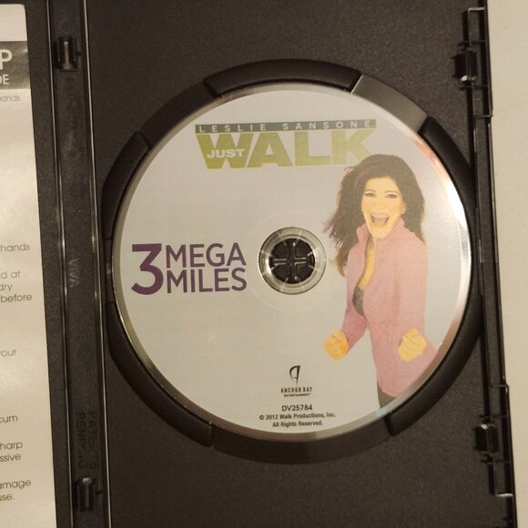 LESLIE SANSONE 3 MEGA MILES DVD Open Case No Band - Picture 3 of 5